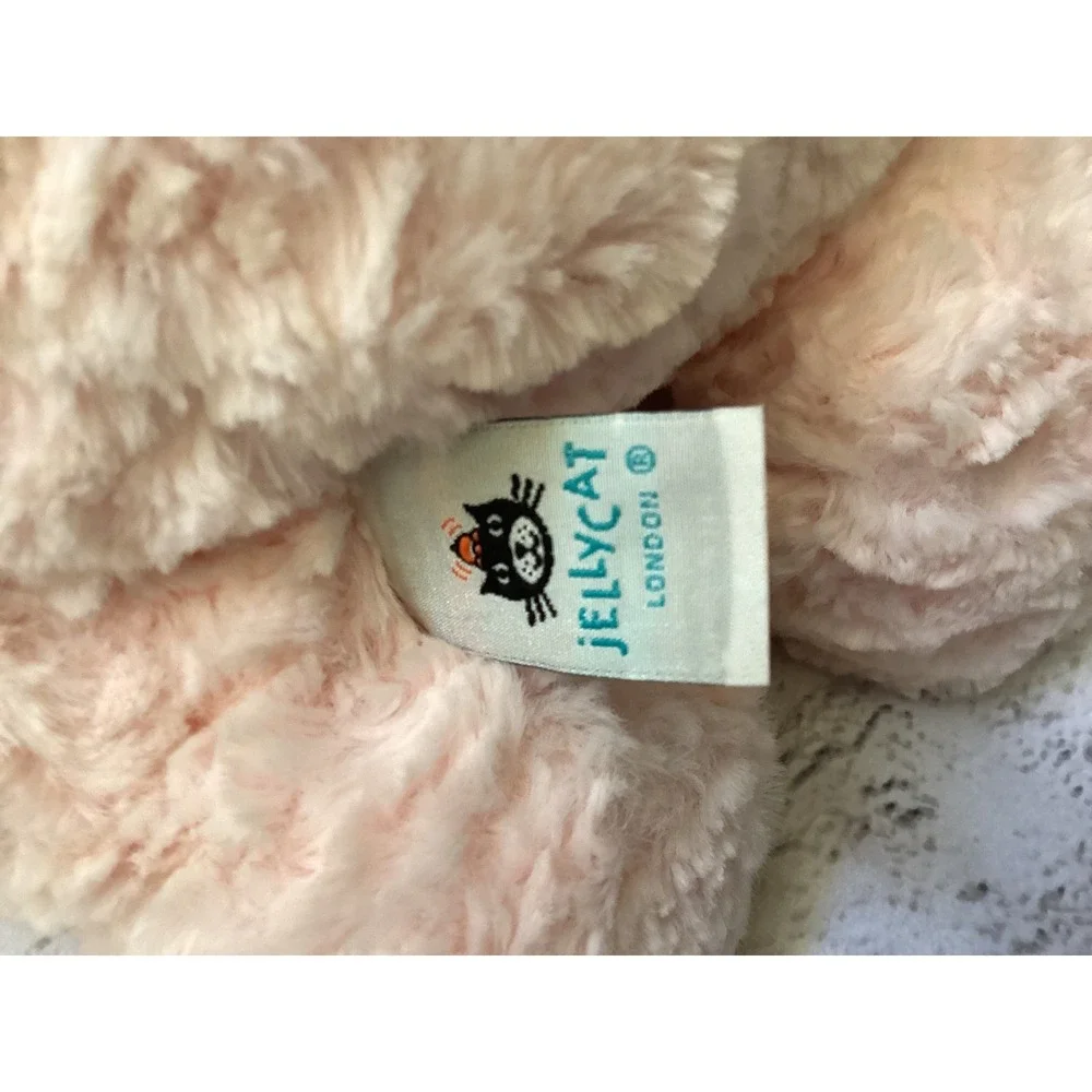 Jellycat Bartholomew Bear Large Blush Pink Plush Stuffed Animal Toy 14 inch